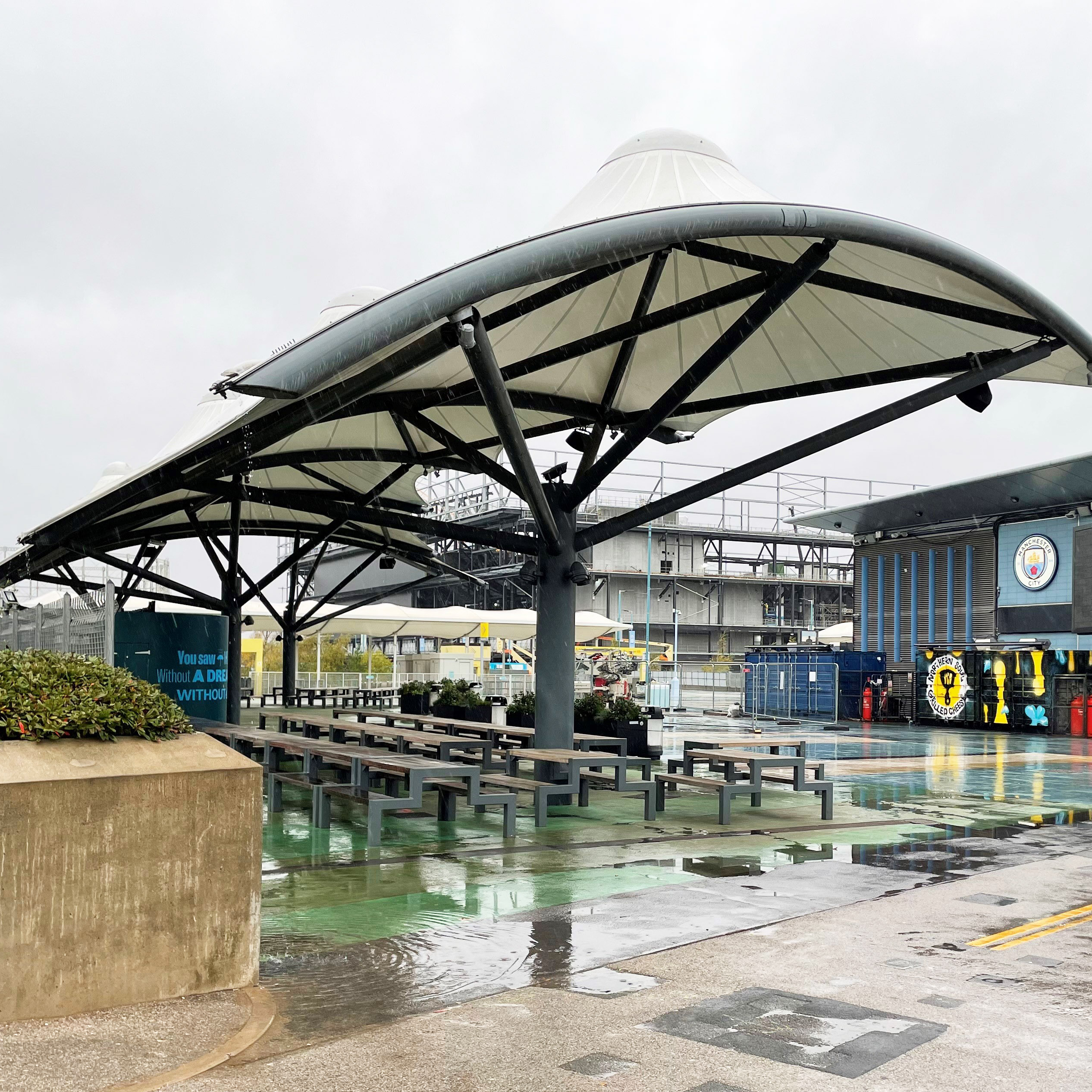 Manchester City Football Club Picnic Tables